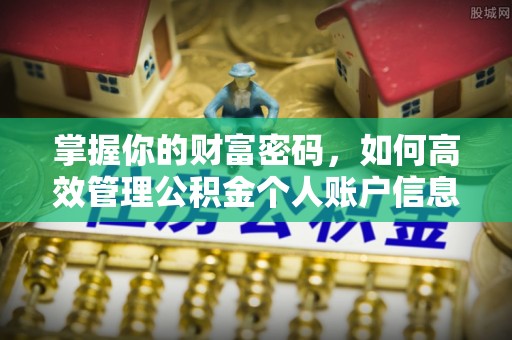 东莞掌握你的财富密码，如何高效管理公积金个人账户信息