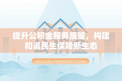 东莞提升公积金服务质量，构建和谐民生保障新生态