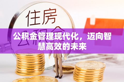 东莞公积金管理现代化，迈向智慧高效的未来