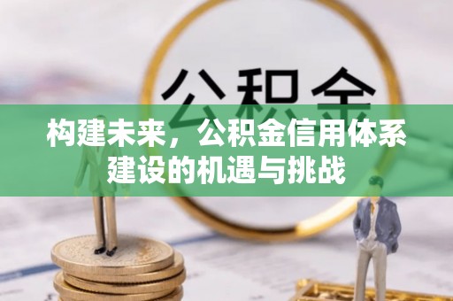 东莞构建未来，公积金信用体系建设的机遇与挑战