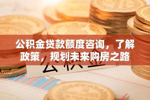 东莞公积金贷款额度咨询，了解政策，规划未来购房之路