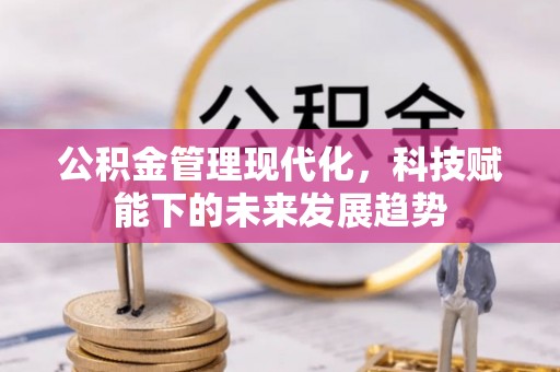 东莞公积金管理现代化，科技赋能下的未来发展趋势