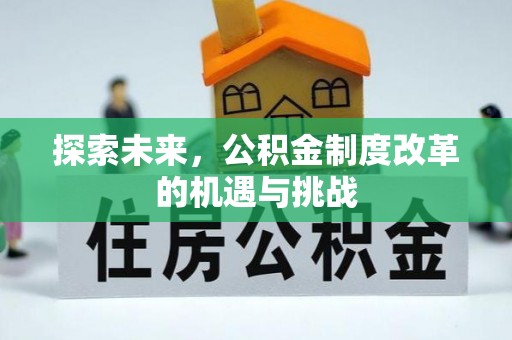 东莞探索未来，公积金制度改革的机遇与挑战
