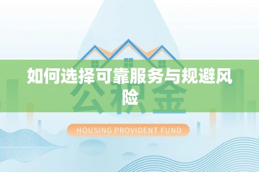 东莞如何选择可靠服务与规避风险