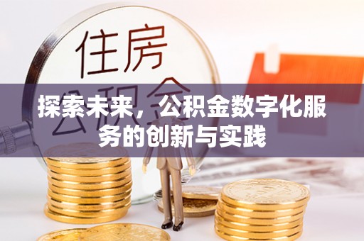 东莞探索未来，公积金数字化服务的创新与实践