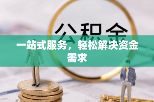 东莞一站式服务，轻松解决资金需求